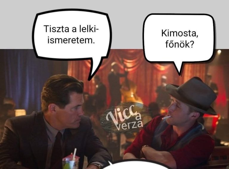 Tiszta a lelkiismeretem