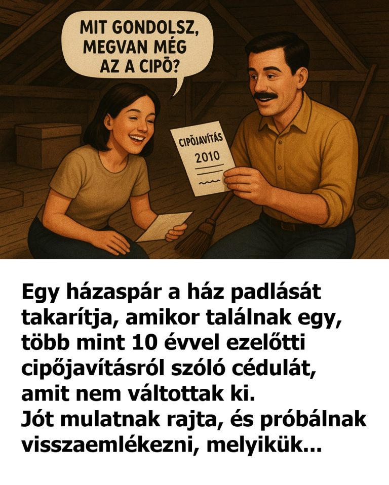 VICC: Egy házaspár a ház padlását takarítja