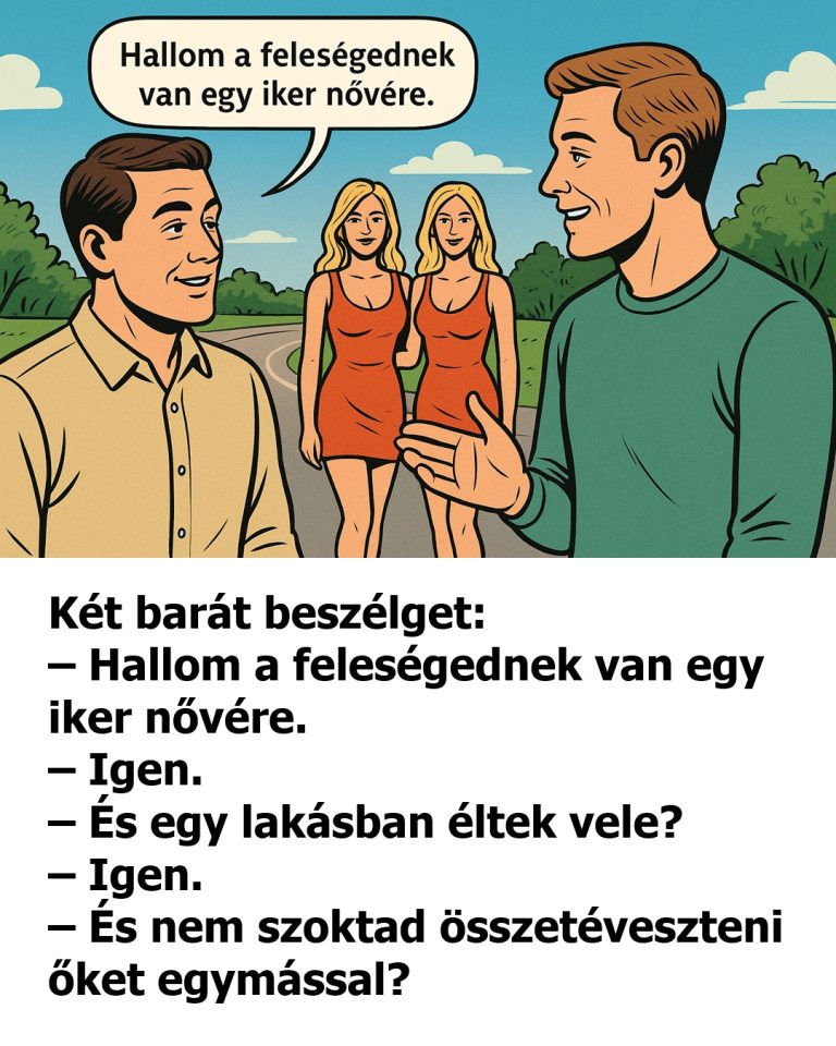 VICC: Hallom a feleségednek van egy iker nővére.