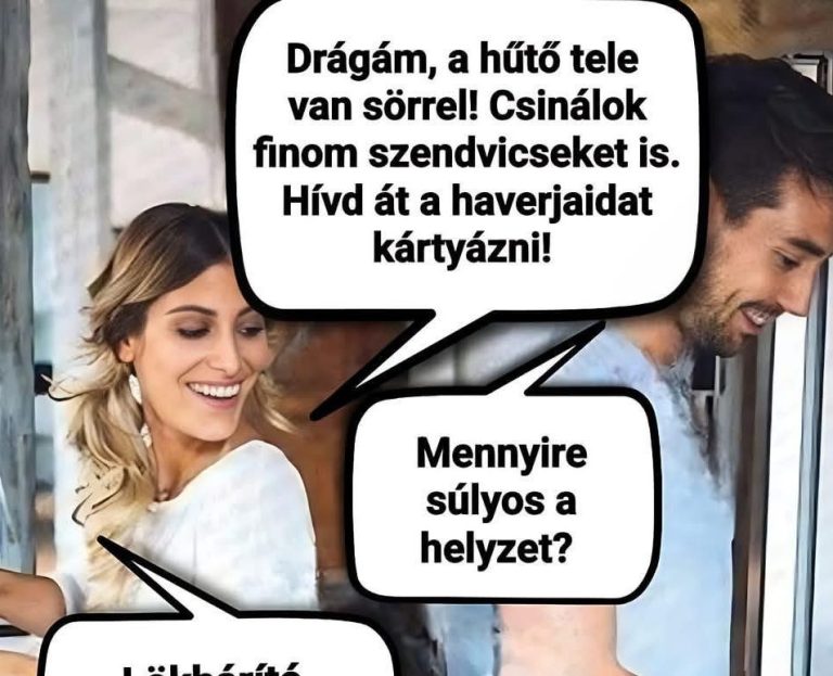 A hűtő tele van sörrel.