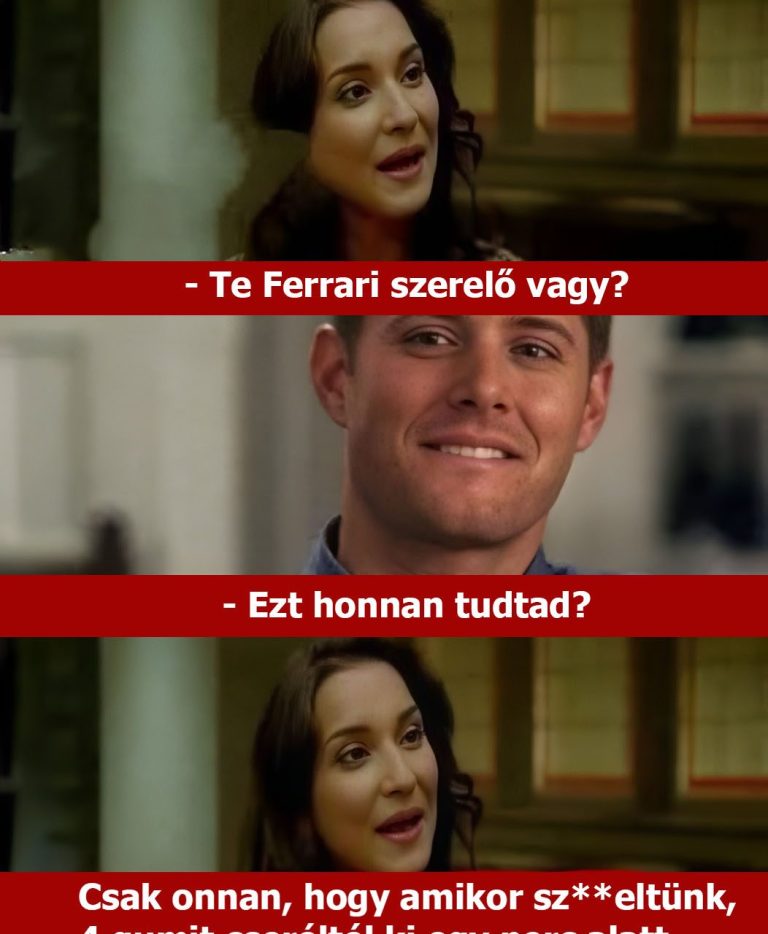 Te Ferrari szerelő vagy?