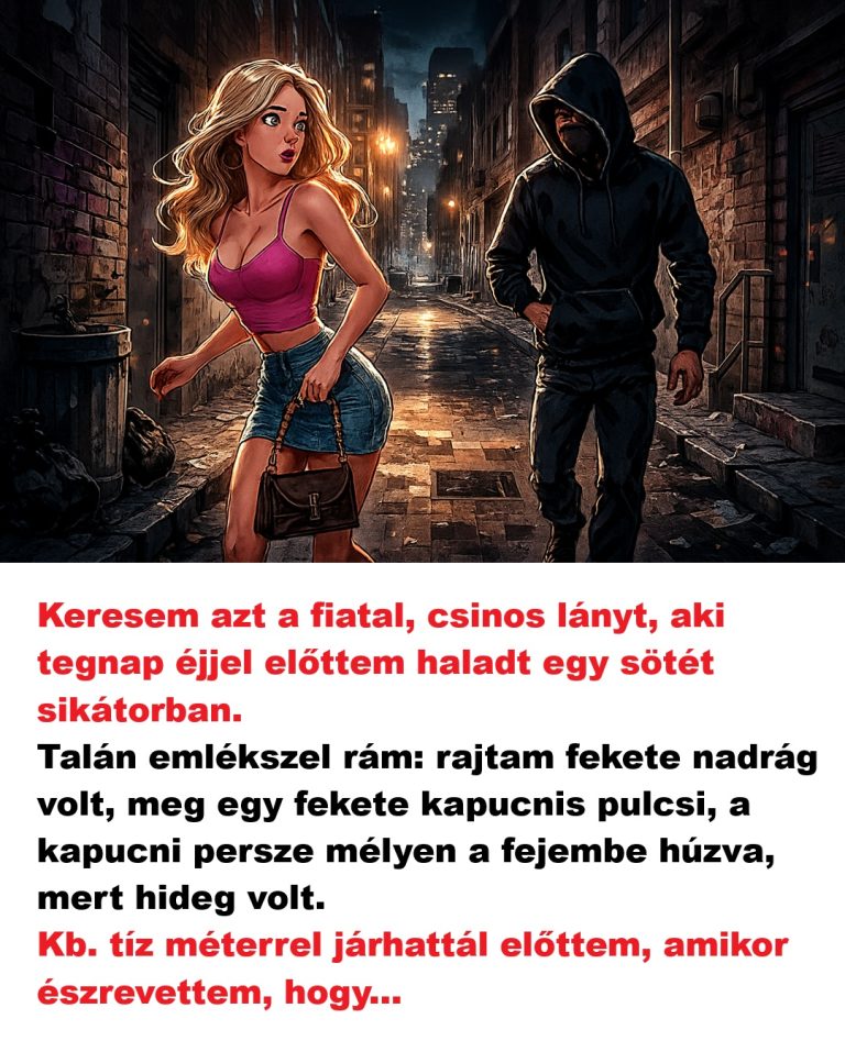 VICC: Keresem azt a fiatal, csinos lányt, aki tegnap éjjel