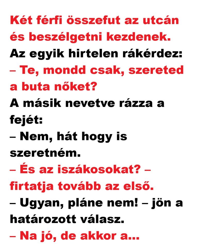 VICC: Két férfi összefut az utcán és beszélgetni kezdenek.