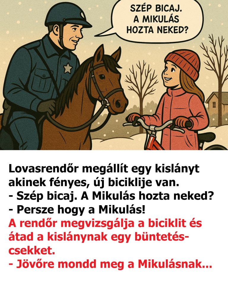 VICC: Lovasrendőr megállít egy kislányt