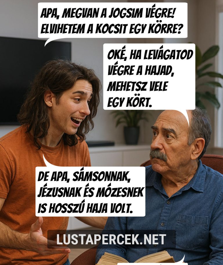 Apa, megvan a jogsim végre!