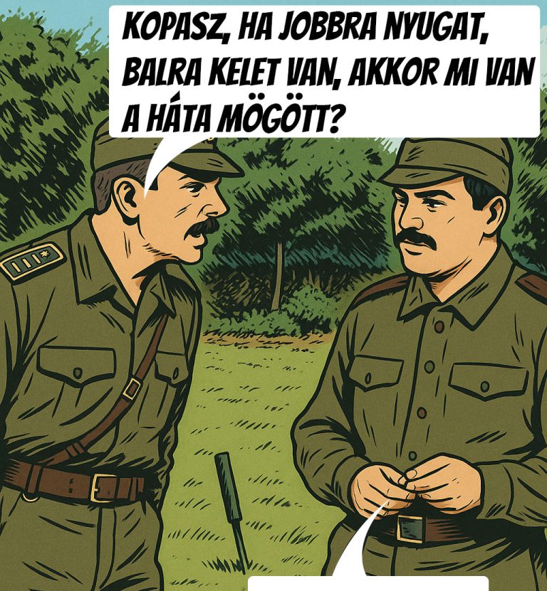 Ha jobbra nyugat…