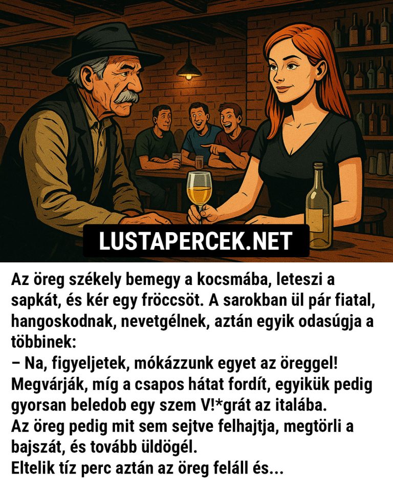 Az öreg székely bemegy a kocsmába
