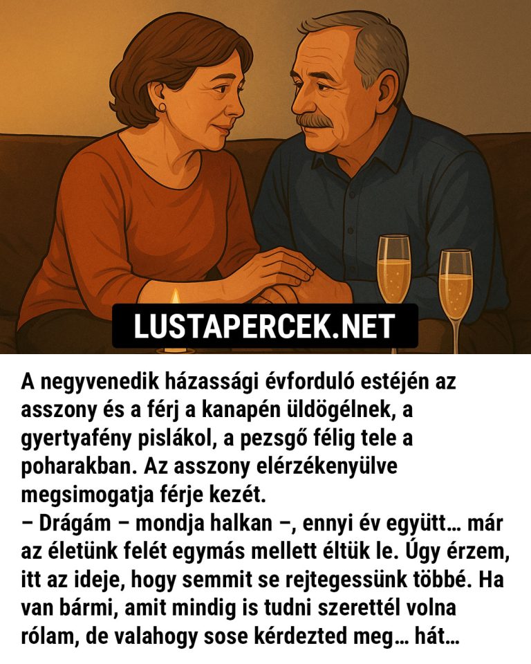 A negyvenedik házassági évforduló estéjén