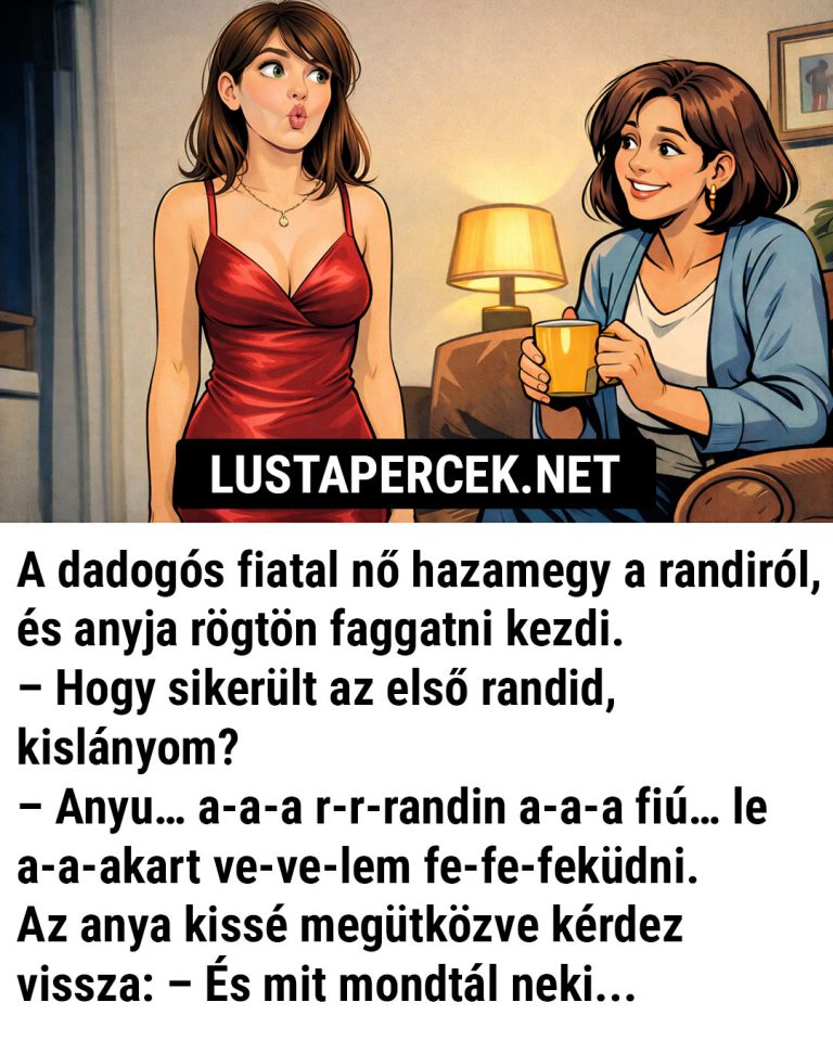 A dadogós fiatal nő hazamegy a randiról