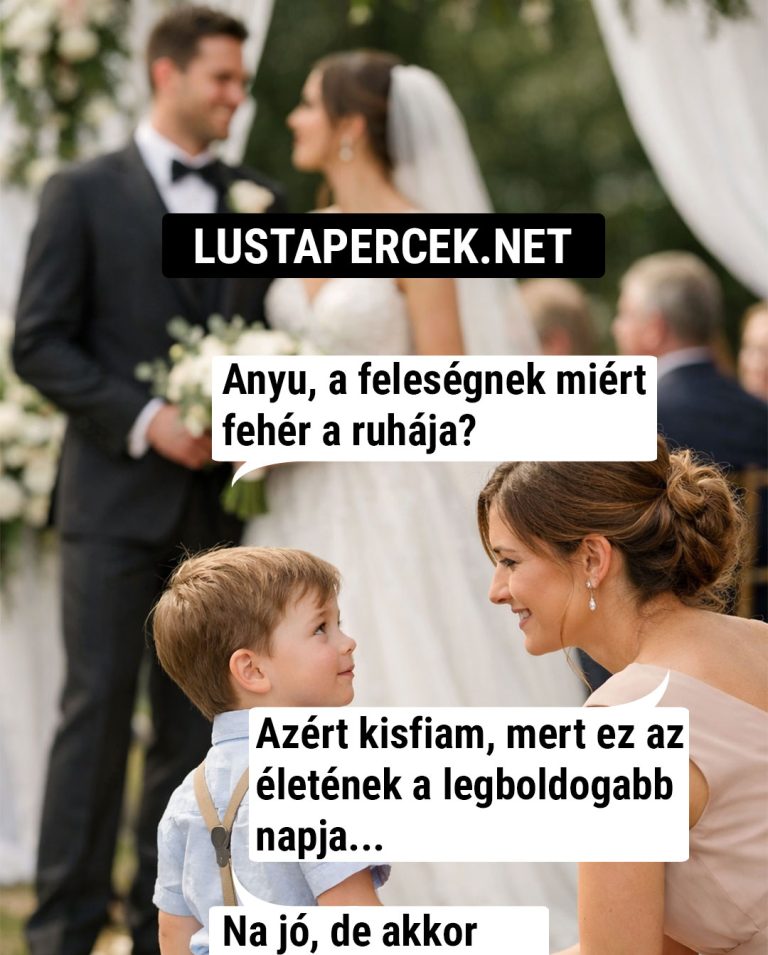 A feleségnek miért fehér a ruhája?