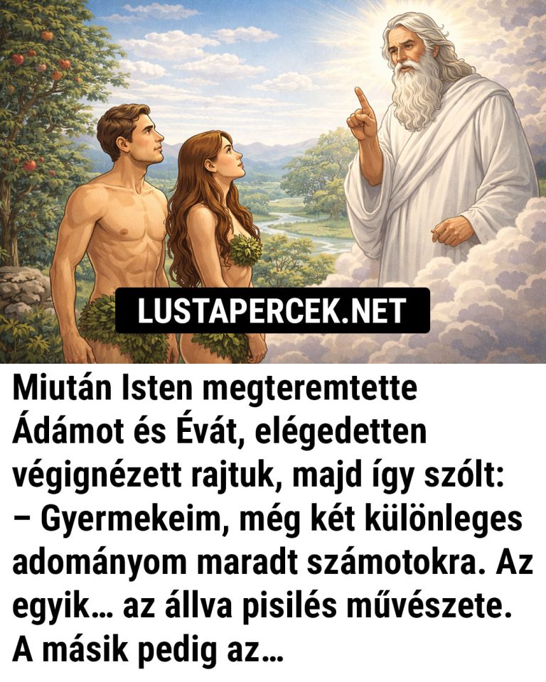 Miután Isten megteremtette Ádámot és Évát