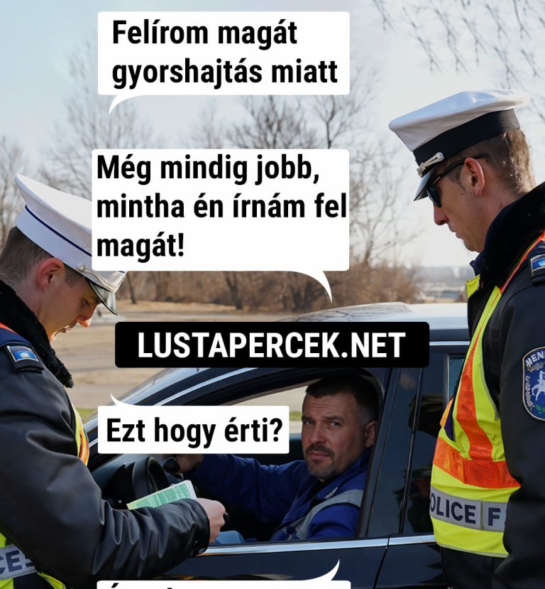 Felírom magát gyorshajtás miatt