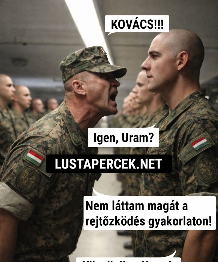 Nem láttam magát…