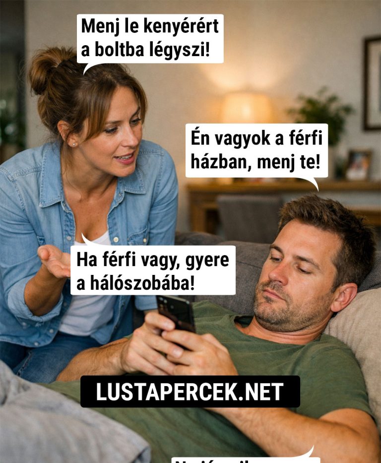 Menj le kenyérért a boltba légyszi!