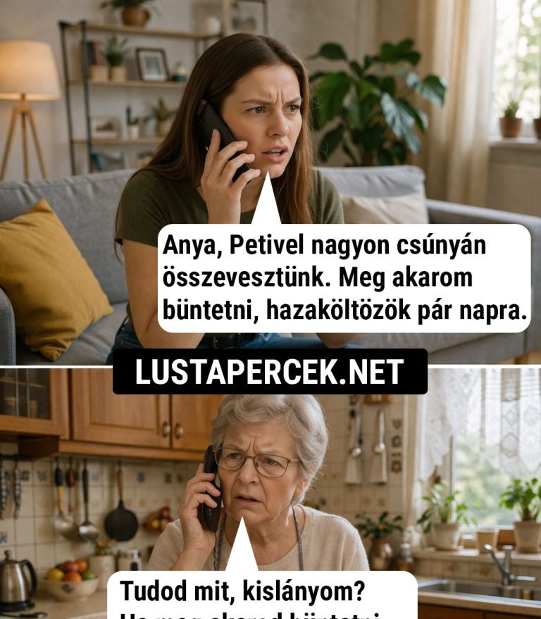 Anya, Petivel nagyon csúnyán…