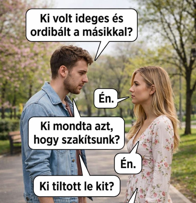 Ki volt ideges és ordibált a másikkal?