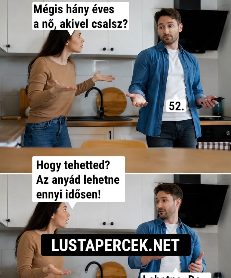 Mégis hány éves a nő, akivel csalsz?