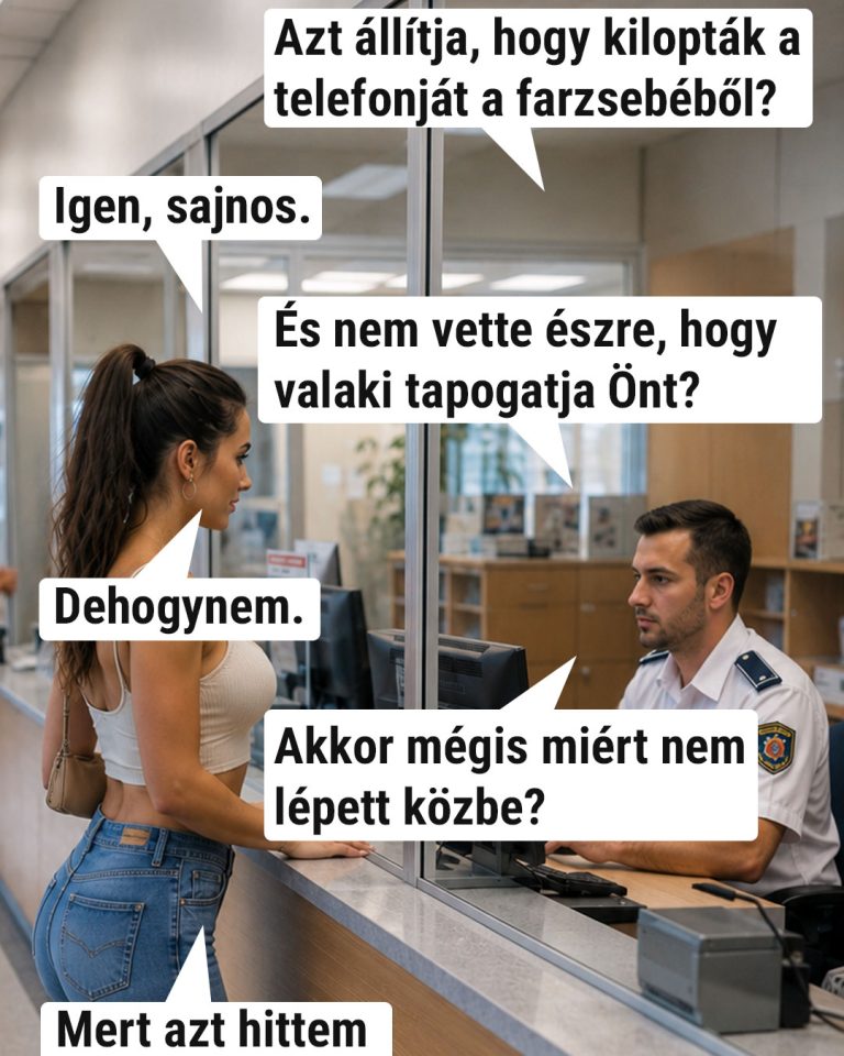 Amikor a rendőr azt hitte, rosszul hall