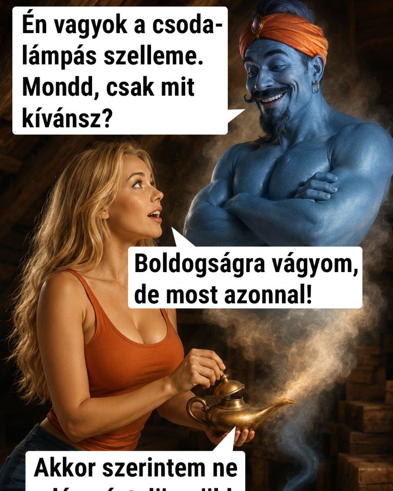 Én vagyok a csodalámpás szelleme