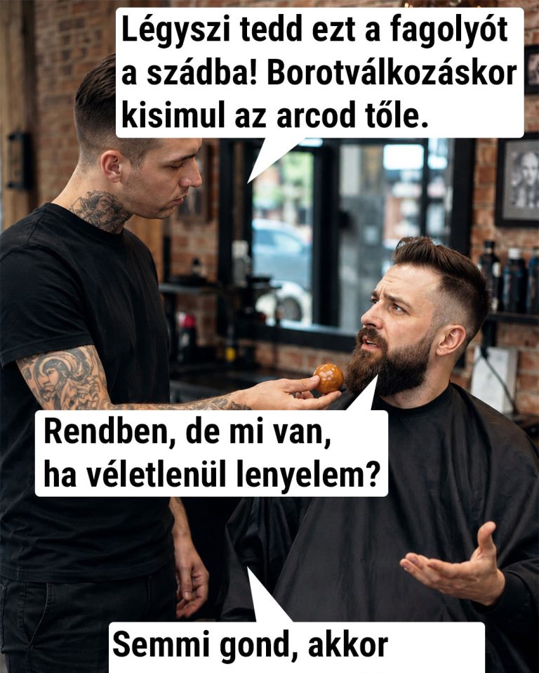 Légyszi tedd ezt a fagolyót a szádba!