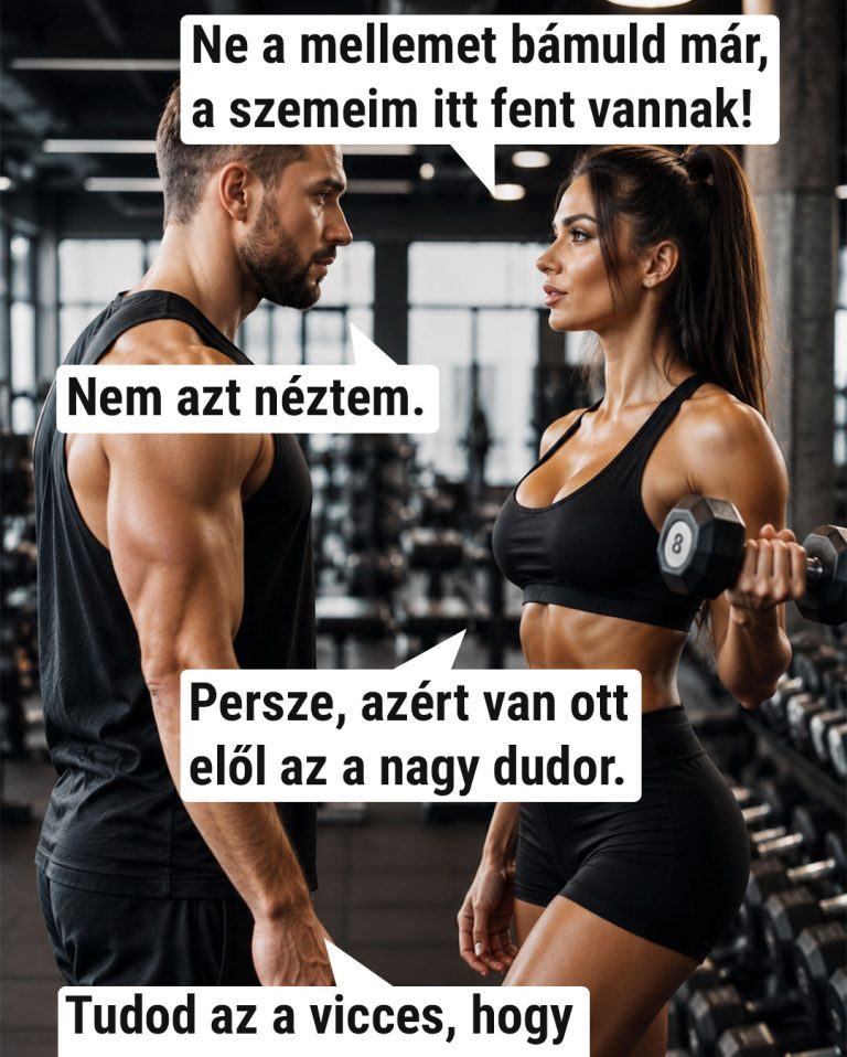 A szemeim itt fent vannak!