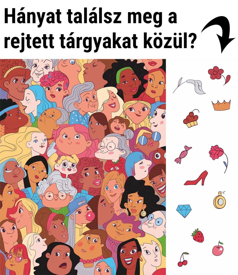 Megtalálod az összes tárgyat? A legtöbben elbuknak ezen a feladaton!