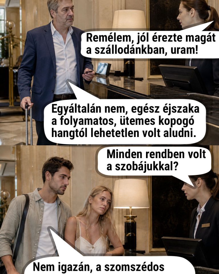 Remélem, jól érezte magát a szállodánkban, uram!