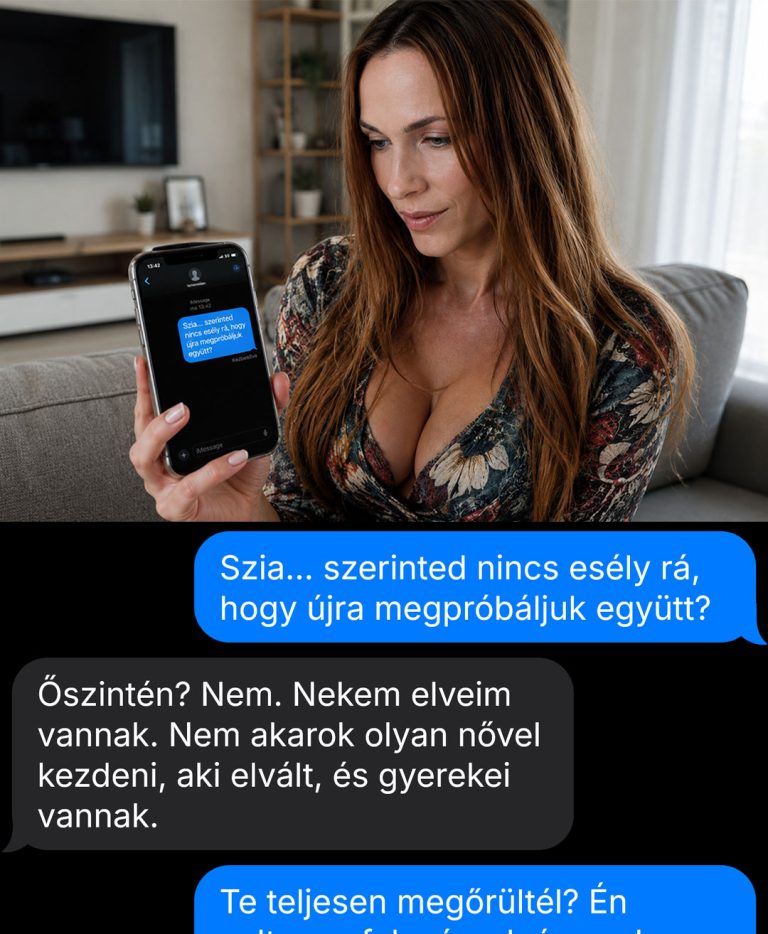 Szia… szerinted nincs esély rá, hogy újra megpróbáljuk együtt?