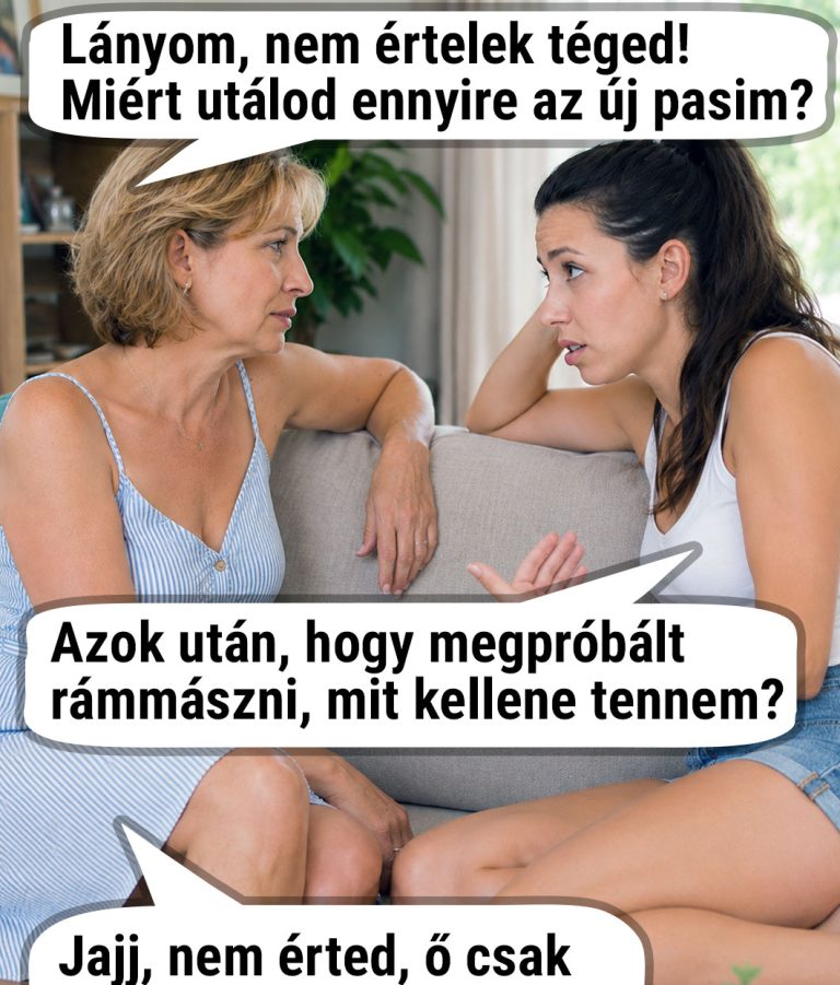 Az anya új pasija miatt robbant ki a családi vita