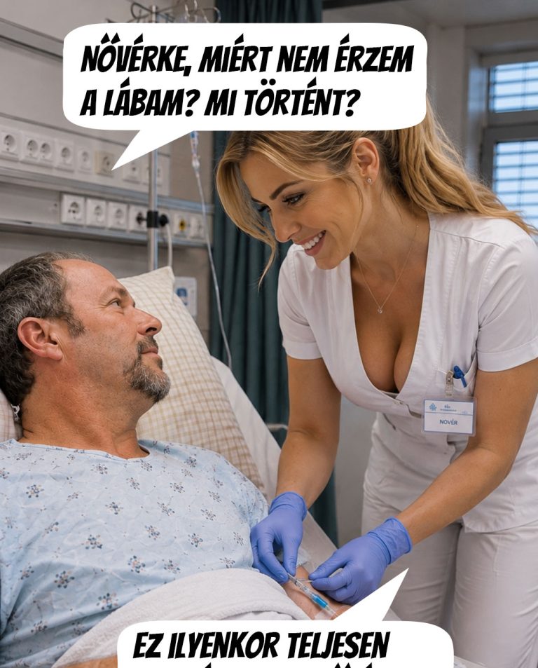 A beteg nem érezte a lábait, a nővérke erre…