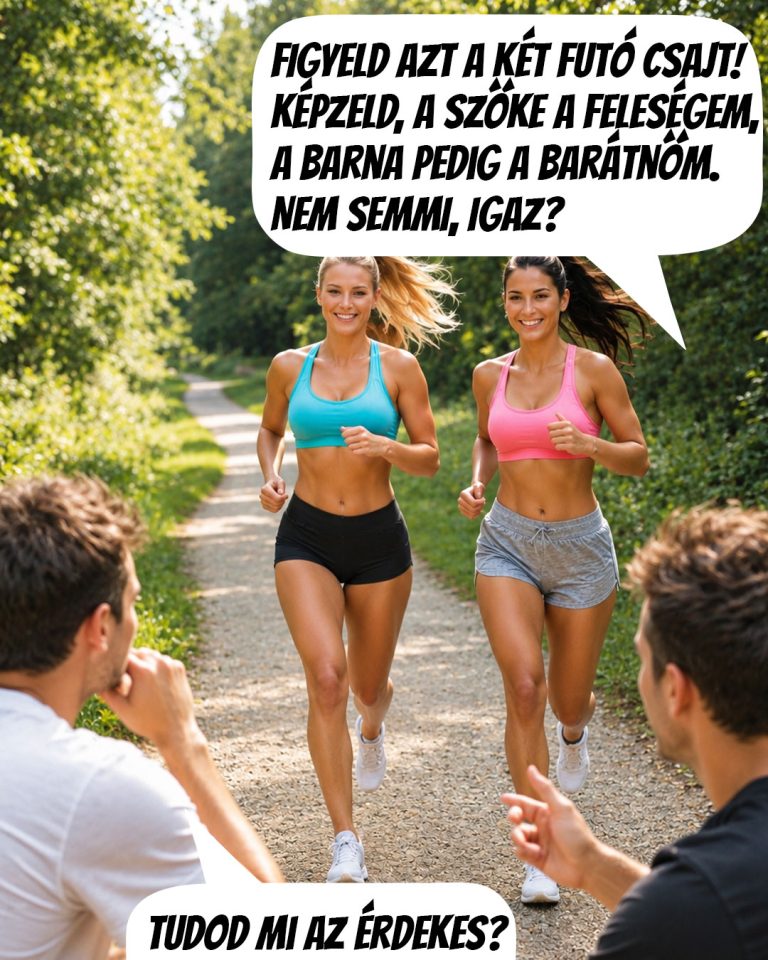 A nők párban futnak, miközben nem is sejtik…