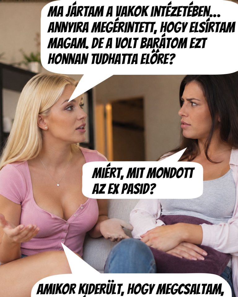 A szőke nő volt barátja előre látta a jövőt
