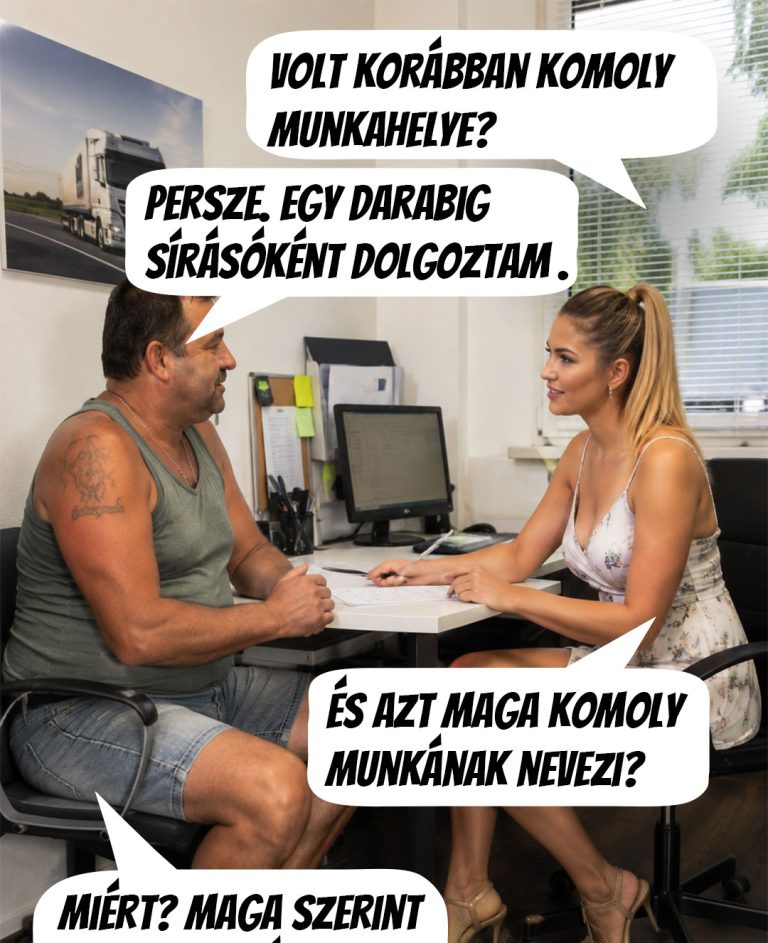 A HR-es megkérdezte, hogy milyen előző munkahelyei voltak