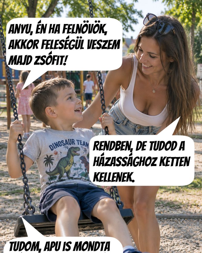Az anya csak egy apró hibát talált kisfia nagy jövőbeli tervében