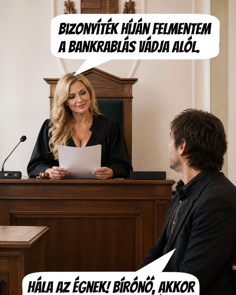 Bizonyíték híján felmentem a vád alól