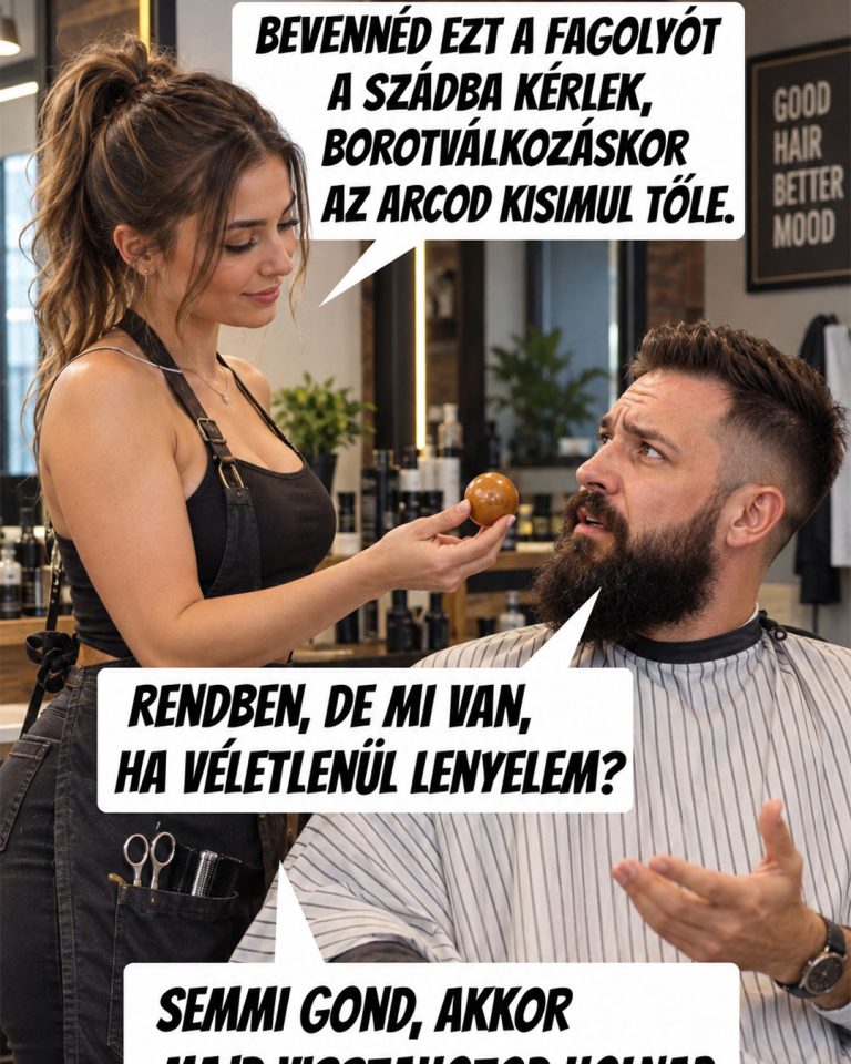 Különös kéréssel fordult a vendéghez borotválkozás előtt