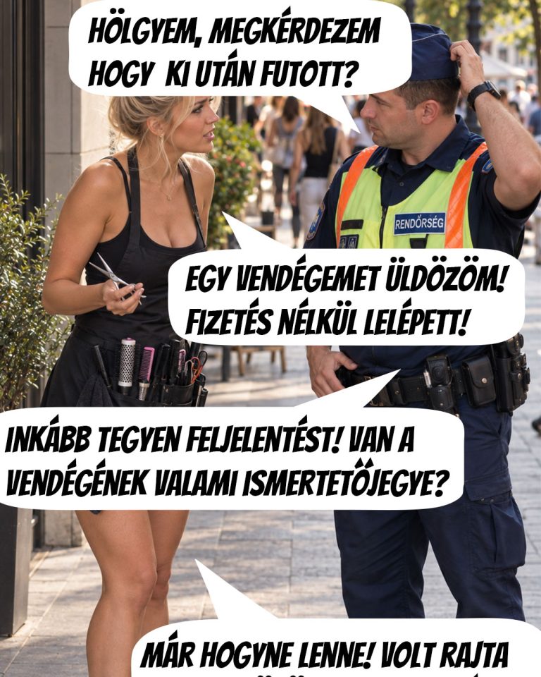 Fizetés nélkül távozott a vendég a fodrászatból, szerencsére épp arra járt egy rendőr